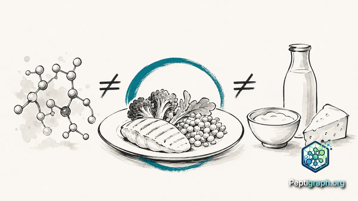 Symbolbild: Peptid-Pulver vs. Whey: Kein Muskelvorteil